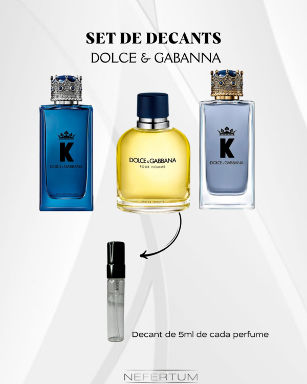 Set Decants masculinos Dolce & Gabanna - Imagen 2