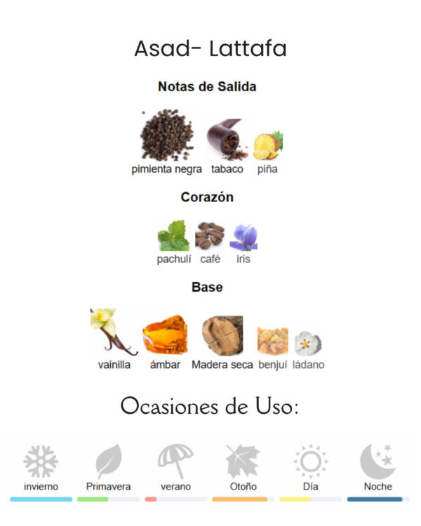Decant Asad- Lattafa - Imagen 3