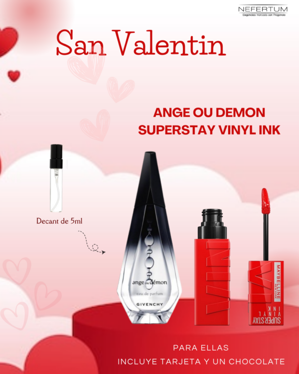 Decant Angel oud demon y Labial Vinyl Ink