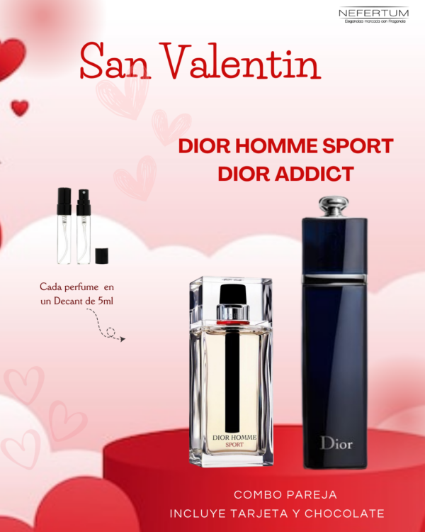 Decants Dior homme sport y Dior Addict