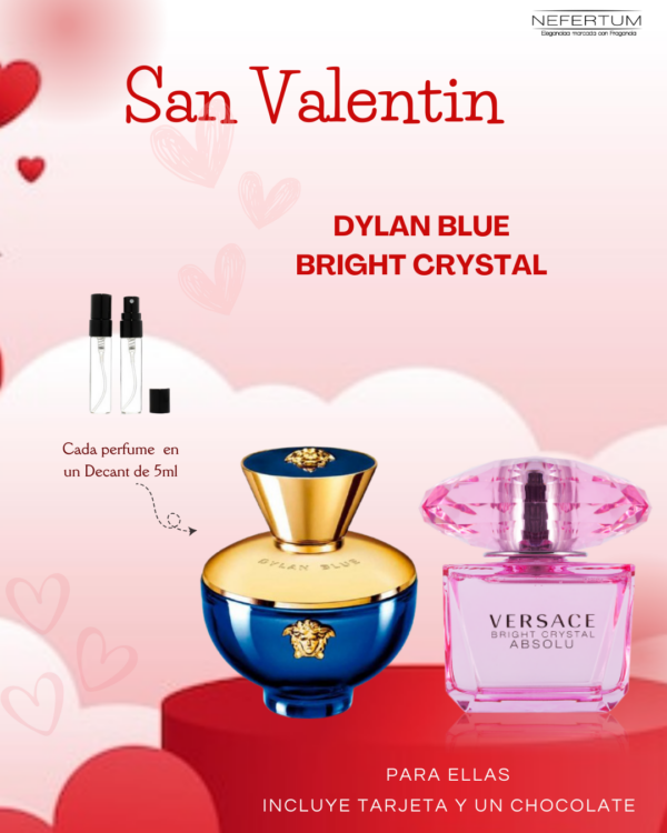 Decants Dylan blue y Bright Crystal