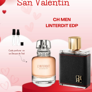 decants linterdit y ch men. combo para san valentin