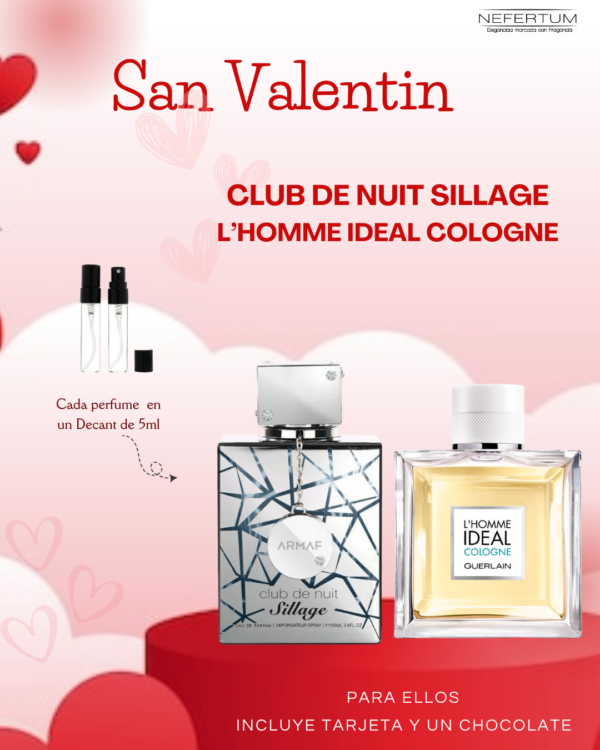 Decants Club de nuit Sillage + L´homme ideal cologne