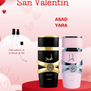 decants de yara y lattafa como combos de san valentin