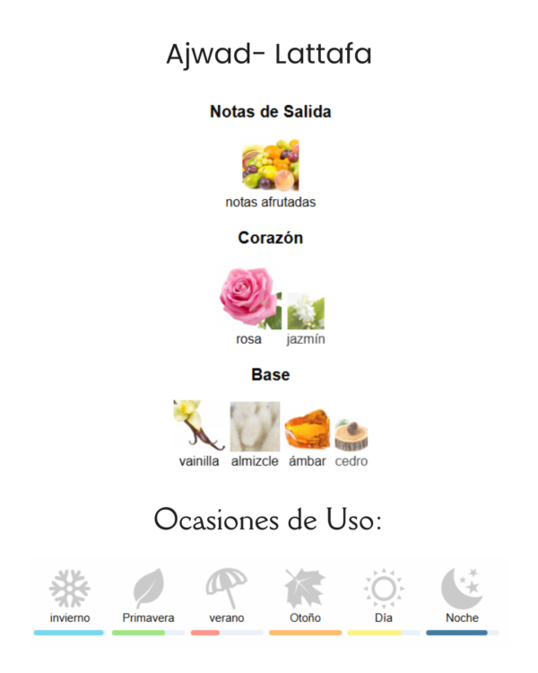 Decant Ajwad- Lattafa - Imagen 3